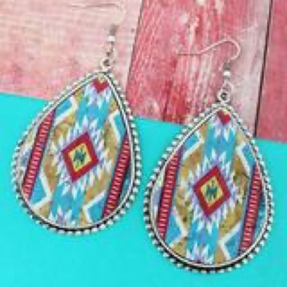 Mesa Memories Cork Teardrop Earrings